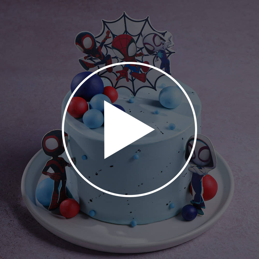 Spiderman Amazing Squad Cake