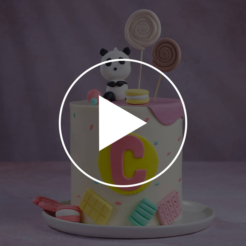 Candyland Panda Cake