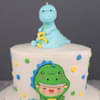 Top View Dinosaur Themed Cake
