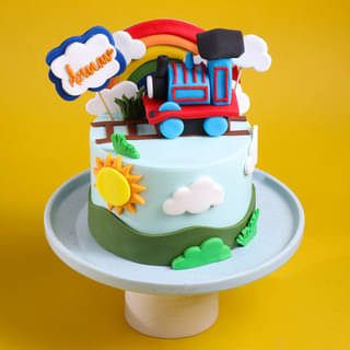 Thomas Train Happy Ride Cake