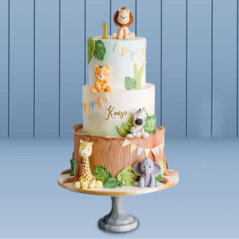 Animals Cake Decorations Safari Baby Shower Cake Topper, 54% OFF