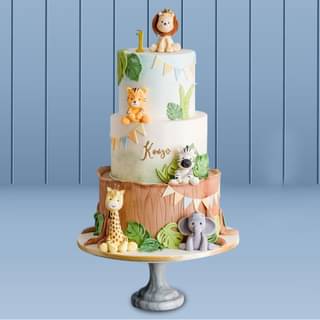 Order Jungle Theme Cake Online for Kids | Upto 15% Off | 2 Hrs Delivery