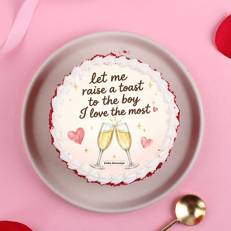 Toast To Love Bento Cake