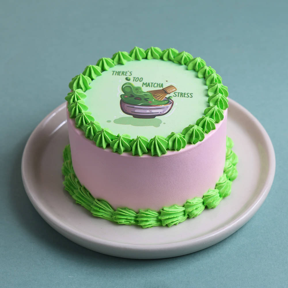 Too Matcha Stress Bento Cake