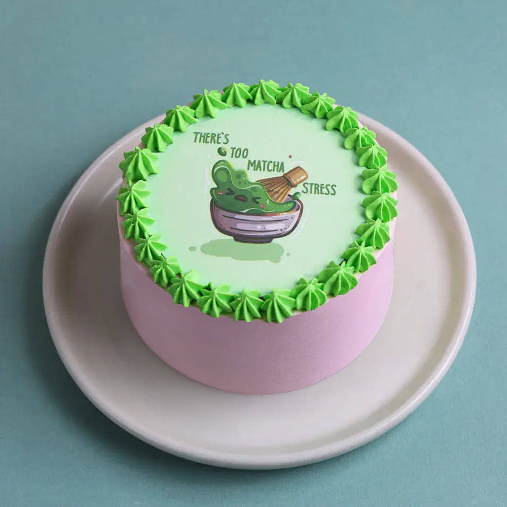 Too Matcha Stress Bento Cake