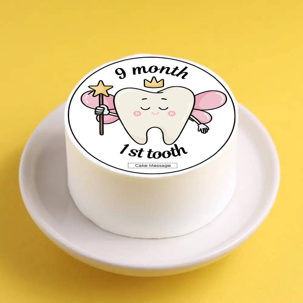 Tooth Incoming Milestone Bento Cake Tooth Incoming Milestone Bento Cake