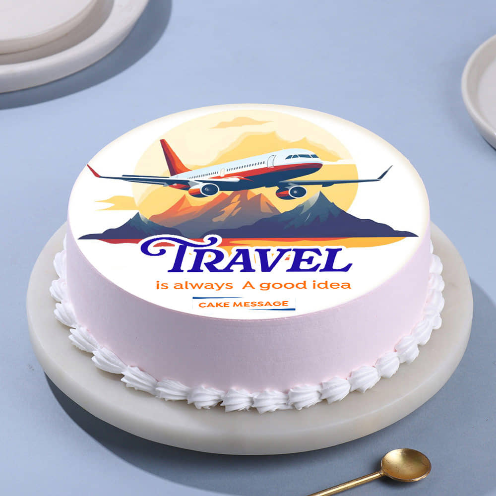 Travel The World Cake