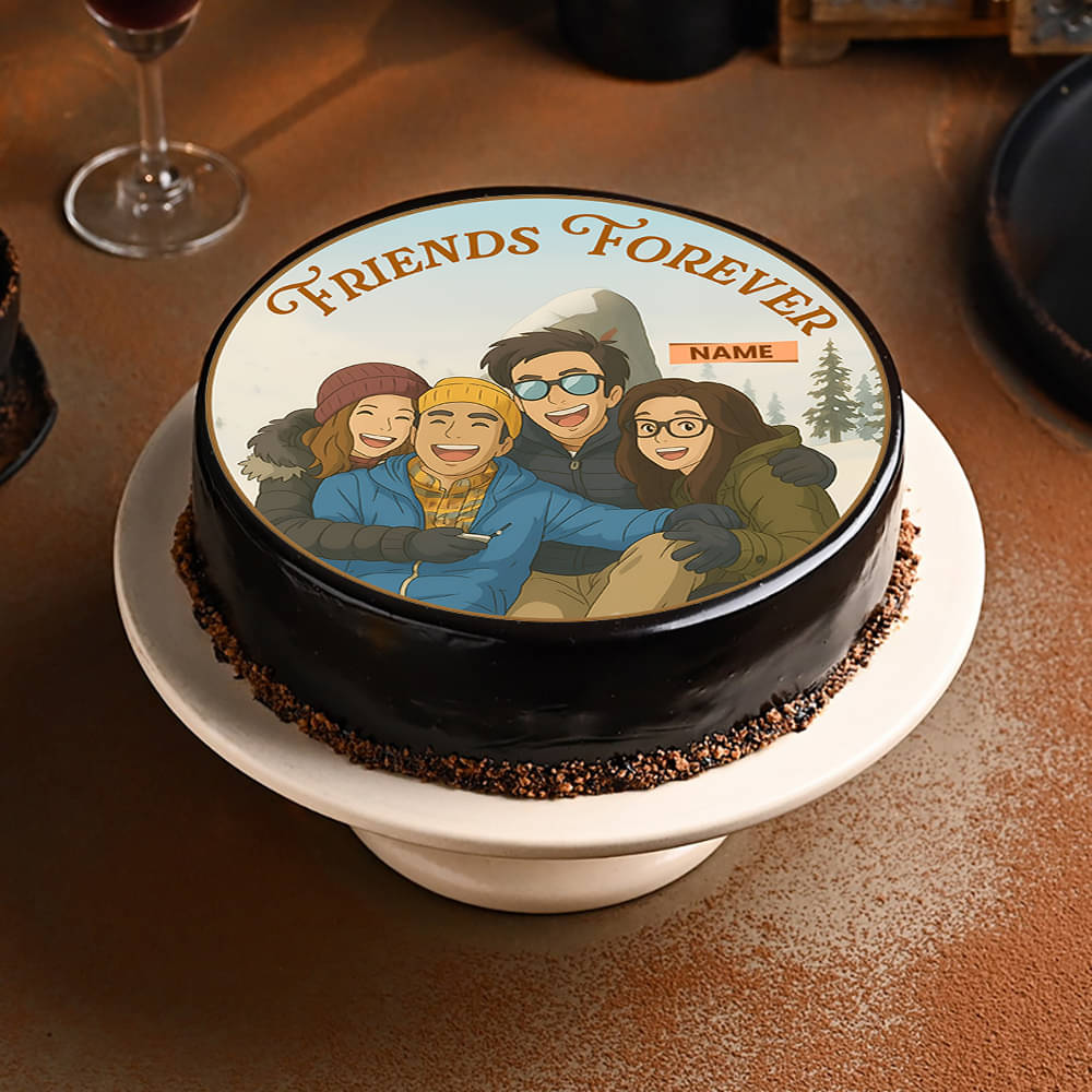 Tripping Together Friendship Day Cake