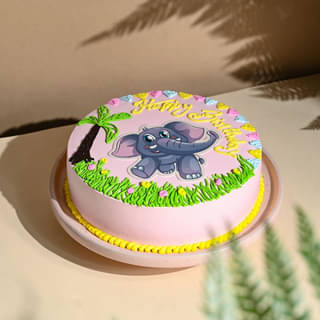 Order Tropical Elephant Safari Cake Online