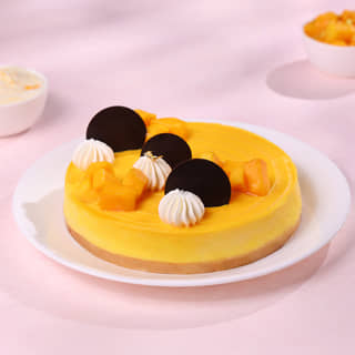 Tropical Escape Mango Cheesecake