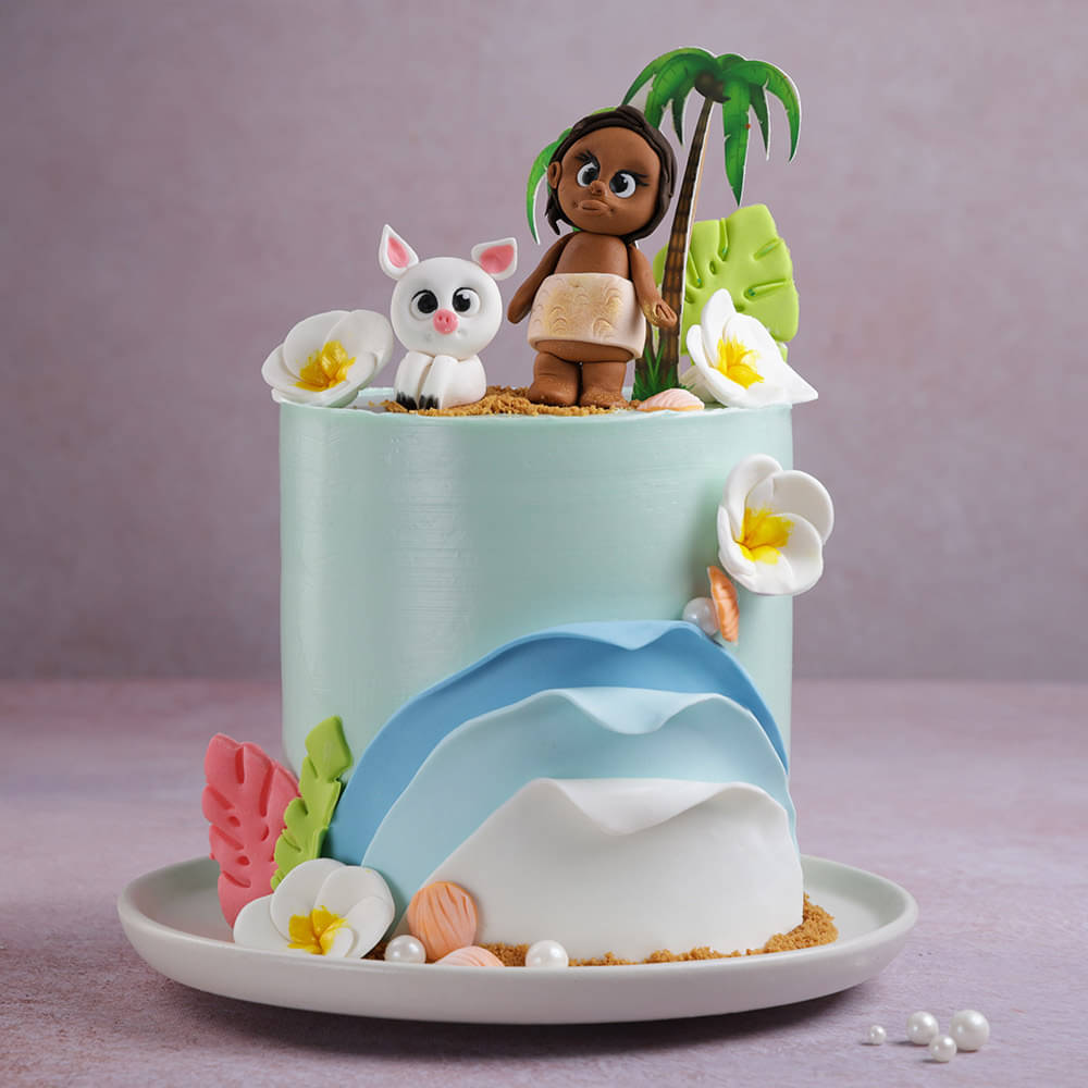 Tropical Island Moana Cake Tropical Island Moana Cake