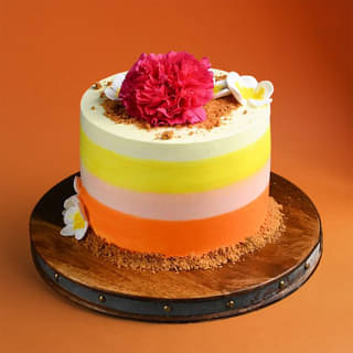 Tropical Sunset Cake