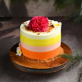 Tropical Sunset Cake