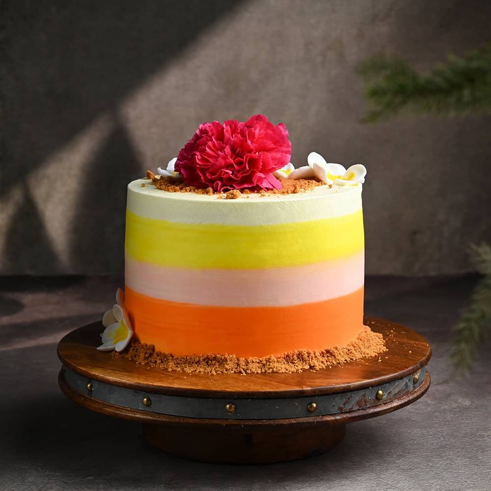 Tropical Sunset Cake