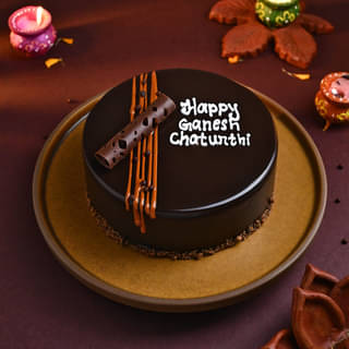 Ganesh Chaturthi Choco Truffle Cake