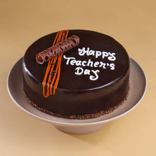 Round Teachers Day Delight Truffle Cake Round Teachers Day Delight Truffle Cake