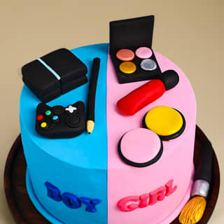 Zoomed-In View of Twin Stars Celebration Cake Zoomed-In View of Twin Stars Celebration Cake