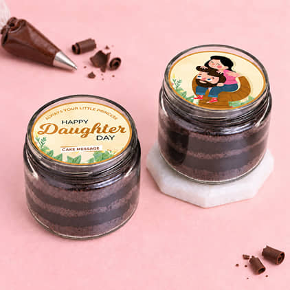 Two Daughters Day Choco Jar Cakes Two Daughters Day Choco Jar Cakes