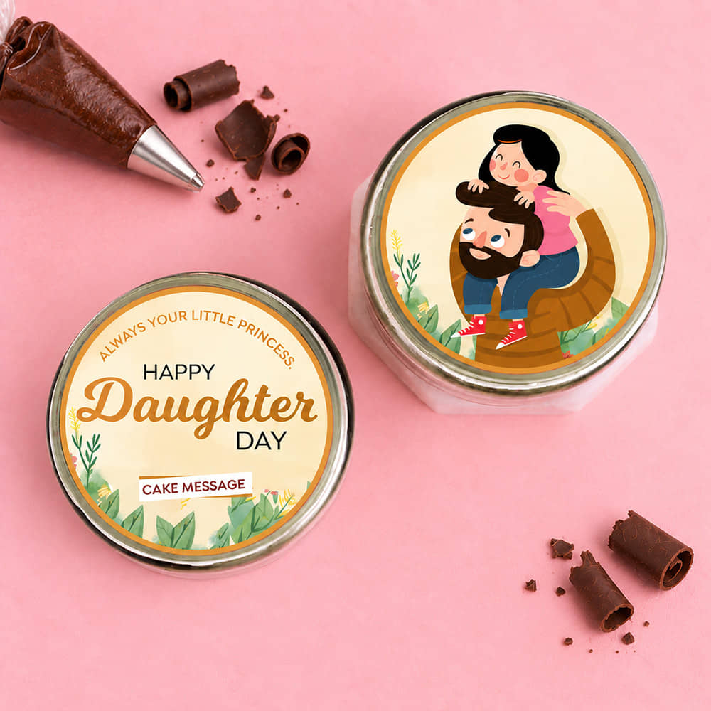 Two Daughters Day Choco Jar Cakes
