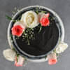 Two Tier Flower Cake