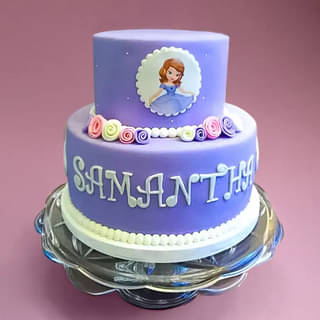 Two Tier Sofia Cake