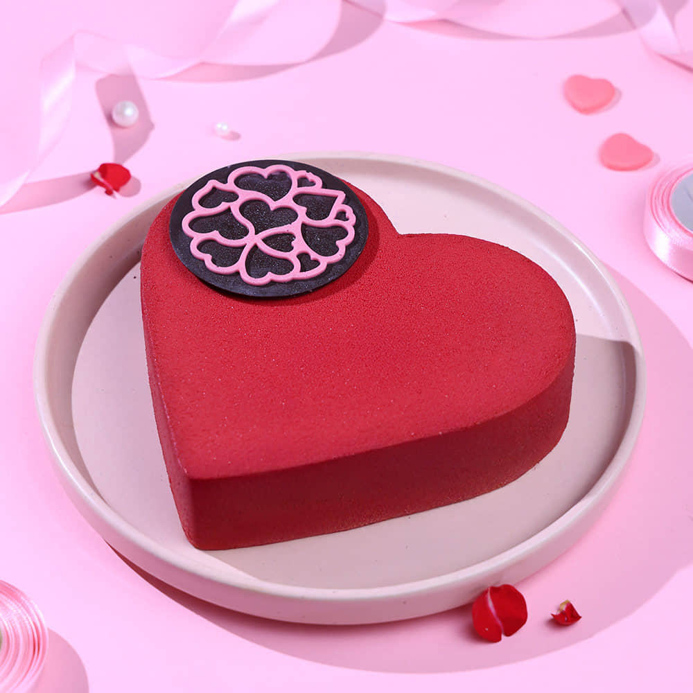 Sweet Heart Chocolate Cake
