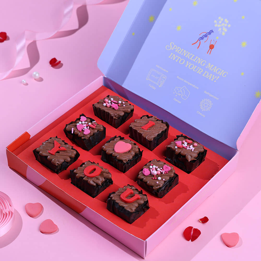 Valentines Day Special Brownie Box