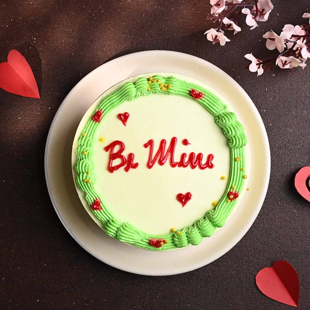 Valentines Special Butterscotch Bento Cake