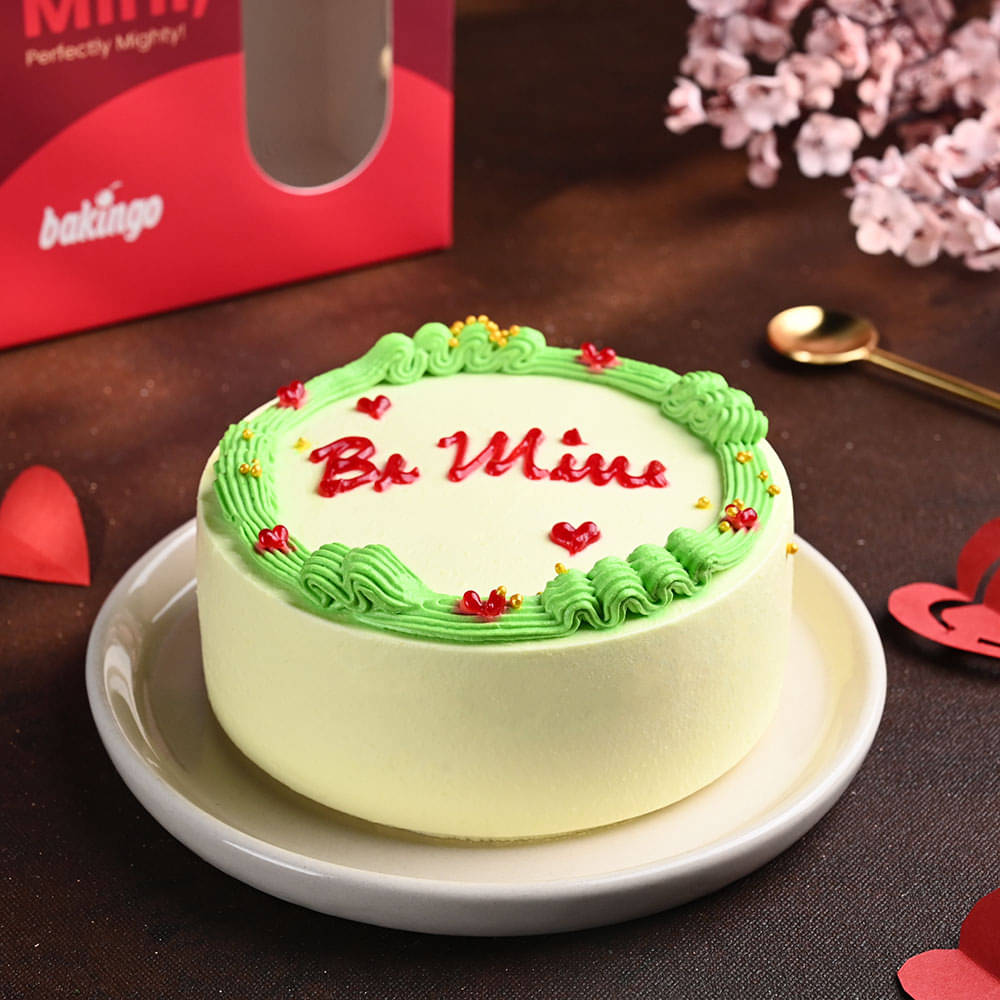 Valentines Special Butterscotch Bento Cake
