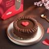 Valentines Special Milk Chocolate Nougat Bento Cake