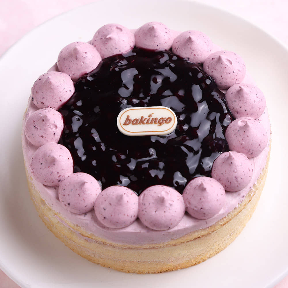 Naked Blueberry Cake