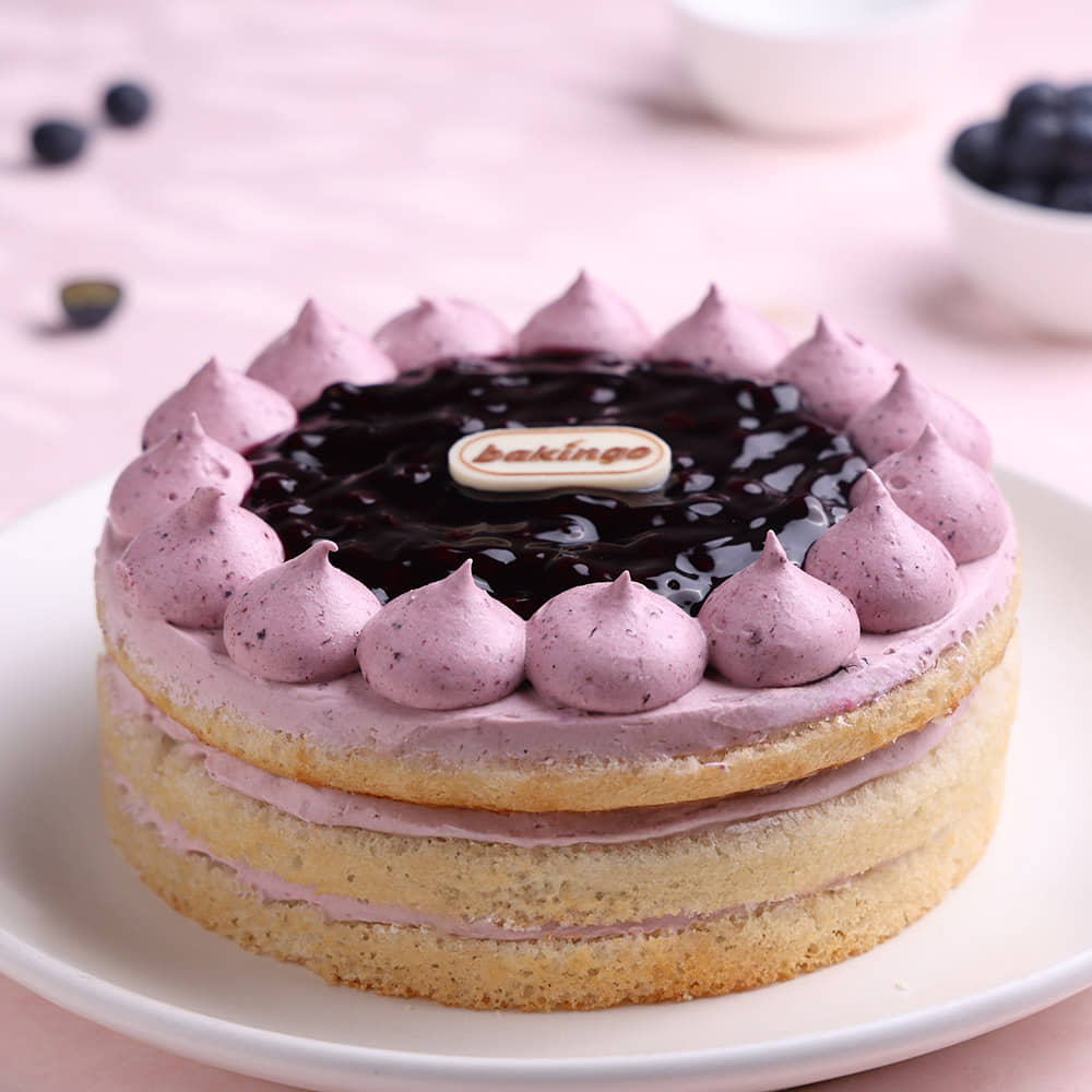 Naked Blueberry Cake