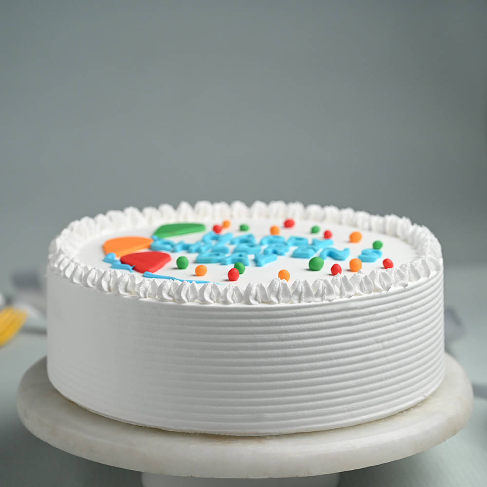 Vanilla Kids Day Cake