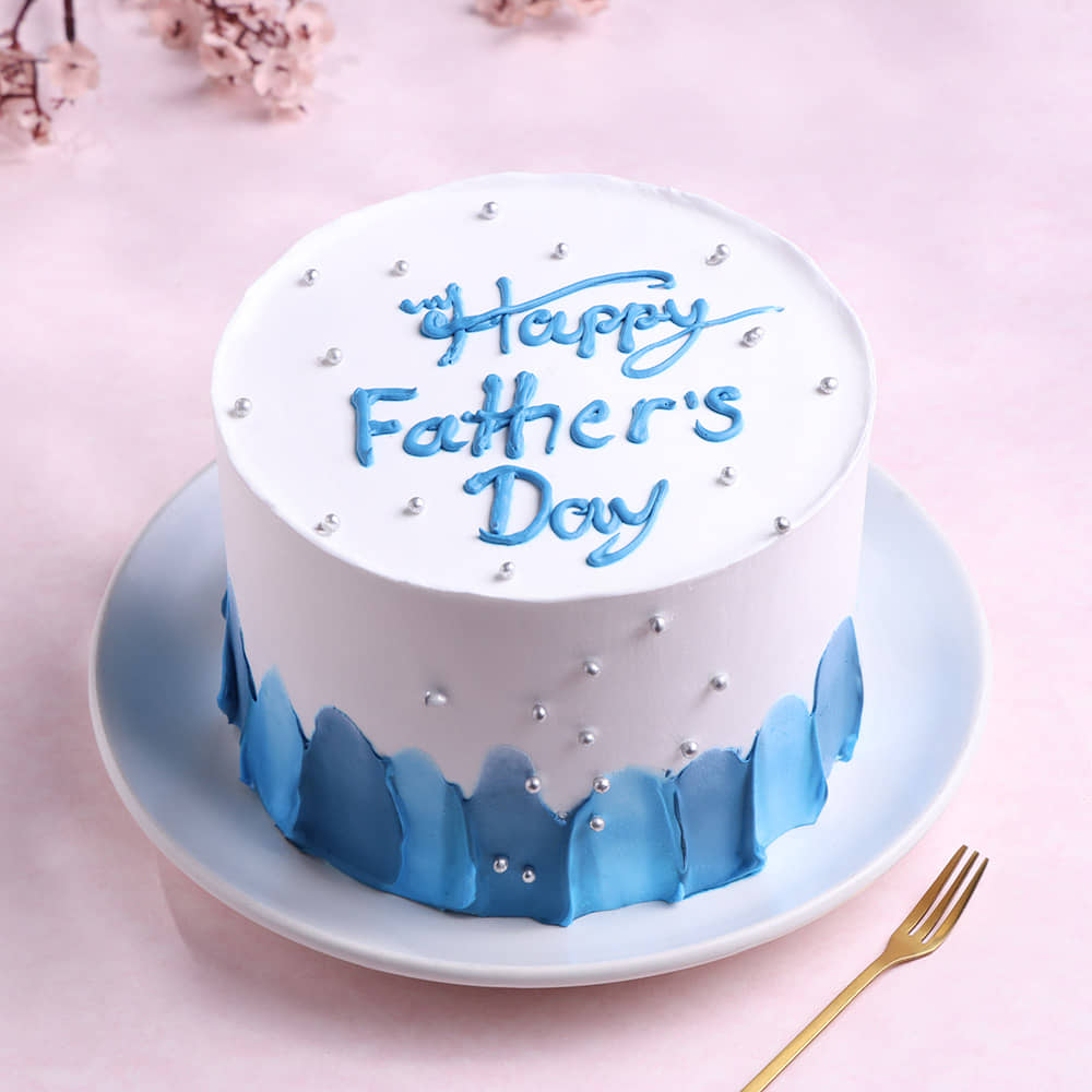 Vanilla Sprinkle Dads Day Cake Vanilla Sprinkle Dads Day Cake