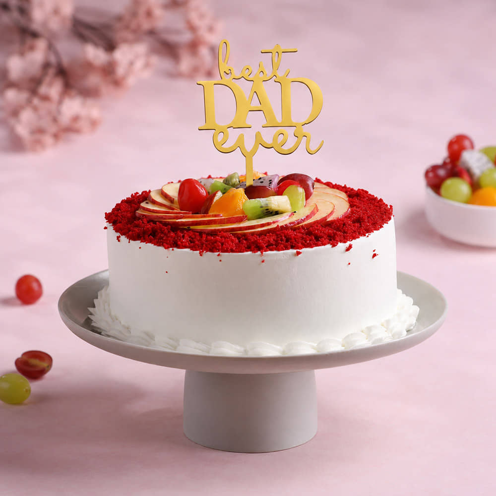 Velvety Fruit Cake For Dad