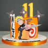 Order Vibrant Naruto Fondant Cake Online