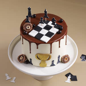 Victory Move Chess Cake