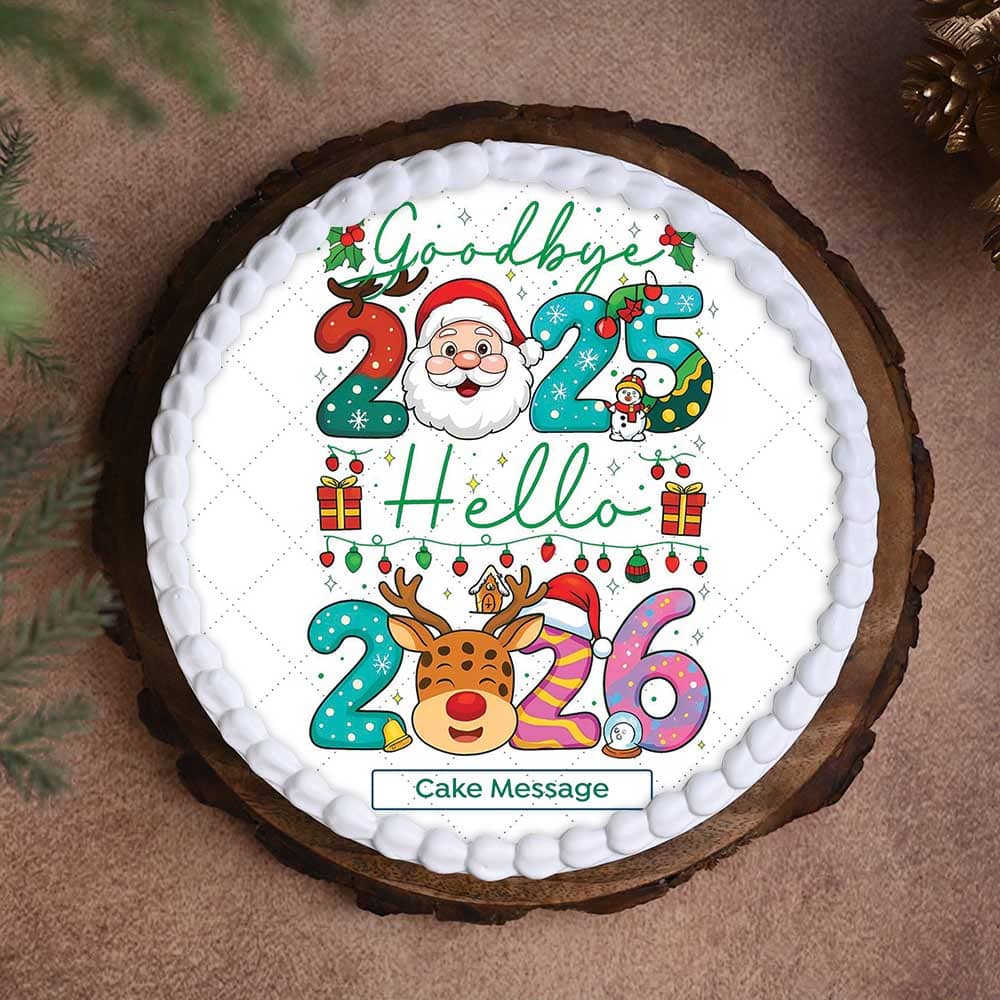 Welcoming New Year Theme Cake