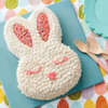 Whimsical Bunny Cream Cake