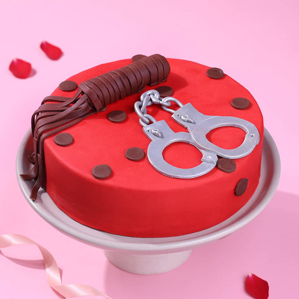 Whip N Cuffs Bachelor Cake