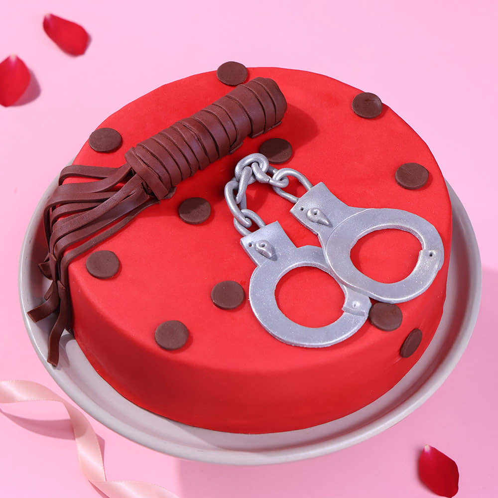 Whip N Cuffs Bachelor Cake