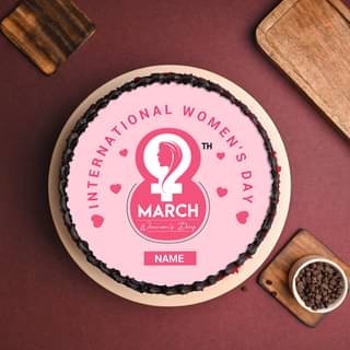 International Women's Day Photo Cake
