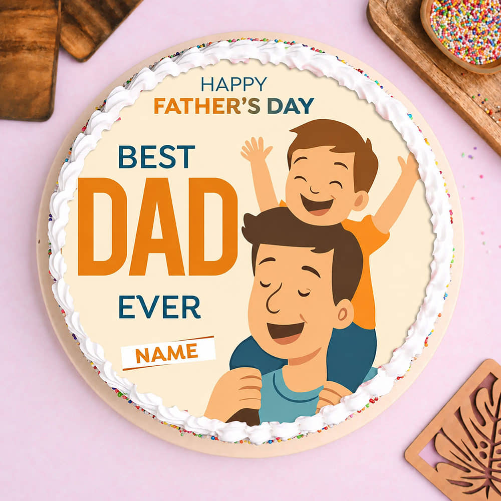 Wholesome Best Dad Ever Cake