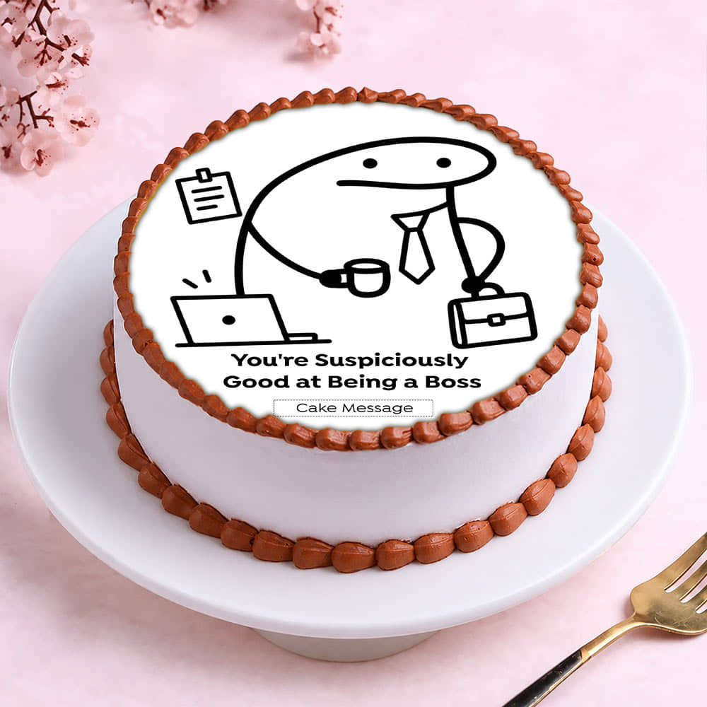 Witty Good Boss Cake Witty Good Boss Cake