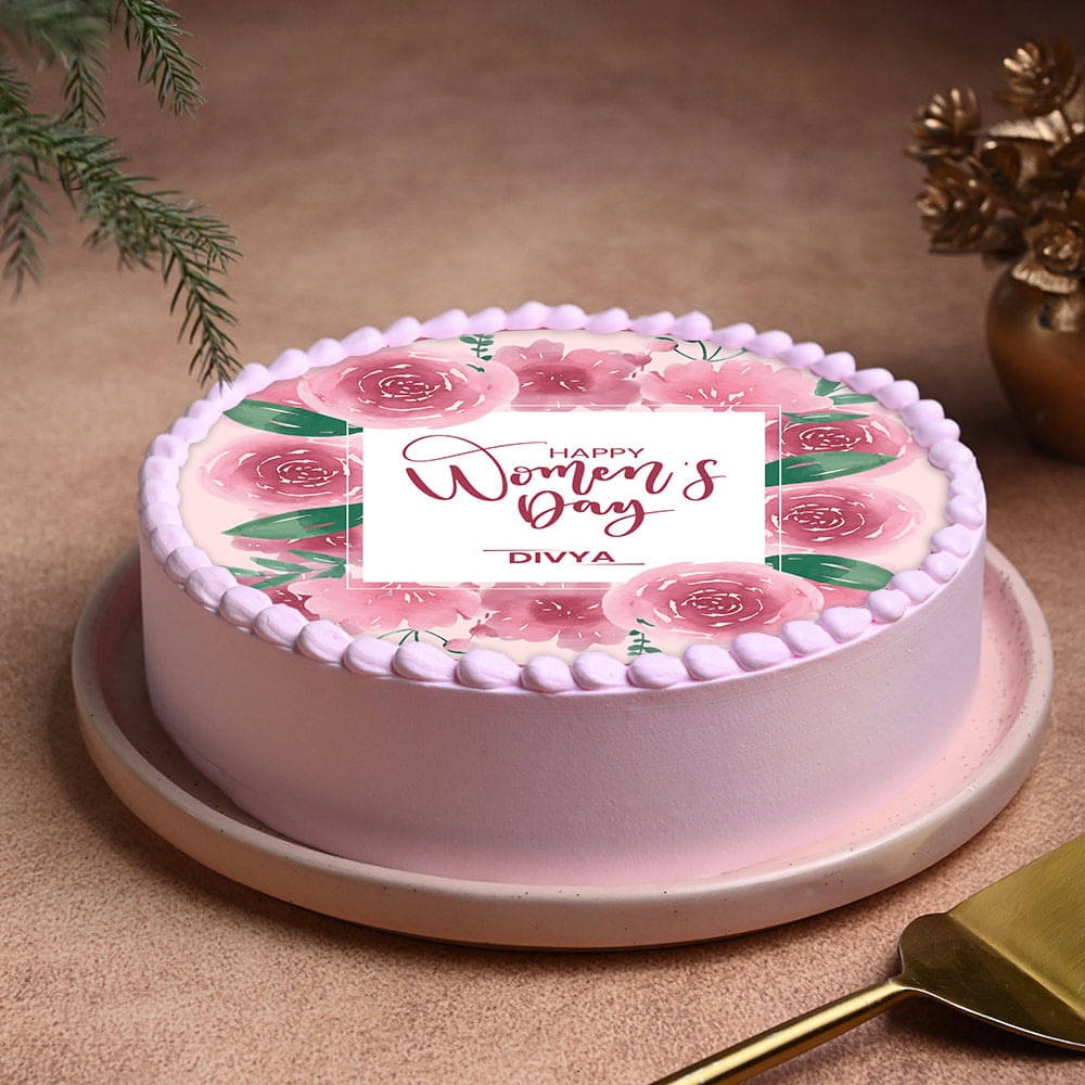 Womens Day Celebration Cake