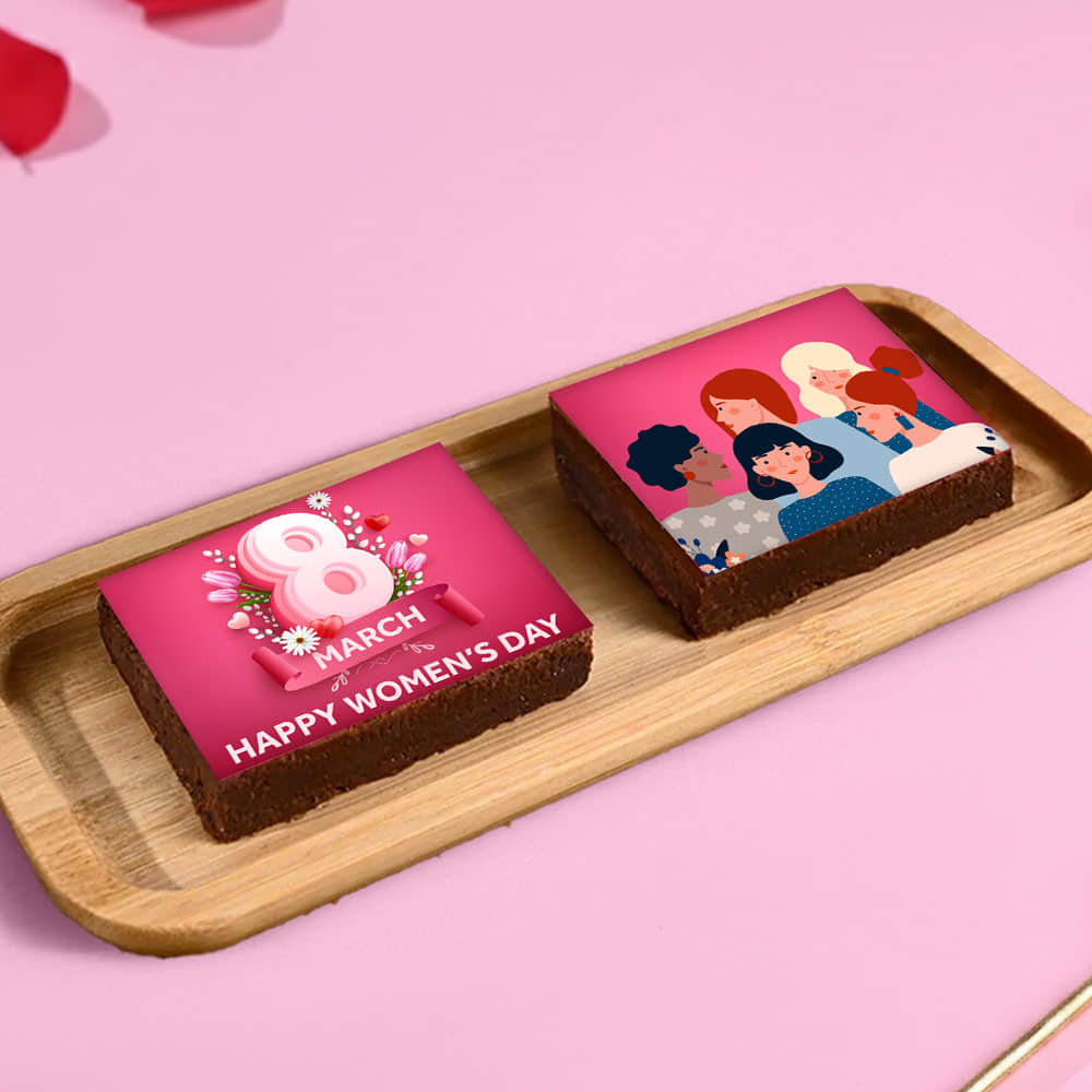 Womens Day Choco Walnut Brownies