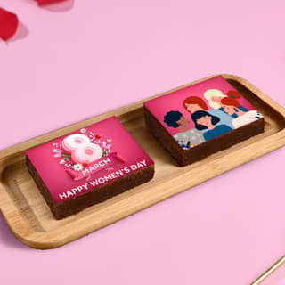 Womens Day Choco Walnut Brownies