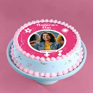 Womens Day Photo Cake