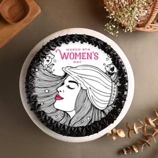 Womens Day Poster Cake