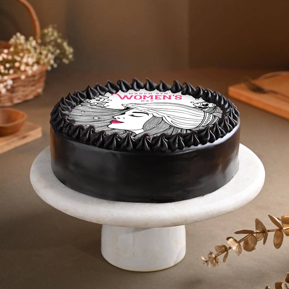 Womens Day Poster Cake Womens Day Poster Cake